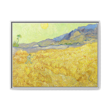 Van Gogh's Wheatfield with a reaper (1889) - NOMADEN ART GALLERY