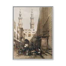 Minarets and grand entrance of the Metwaleys at Cairo illustration by David Roberts (1796–1864) - NOMADEN ART GALLERY