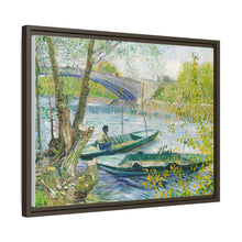 Fishing in Spring, the Pont de Clichy (Asnières) (1887) by Vincent Van Gogh - NOMADEN ART GALLERY