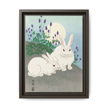 Rabbits at full moon (1920 - 1930) by Ohara Koson