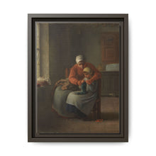 The Knitting Lesson (c. 1860) by Jean François Millet - NOMADEN ART GALLERY