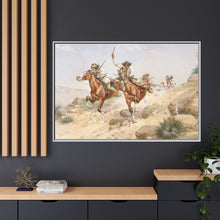 Apache Indians on Horseback by Herman Wendelborg Hansen