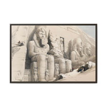 The Great Temple of Aboo Simble Nubia illustration by David Roberts (1796–1864) - NOMADEN ART GALLERY