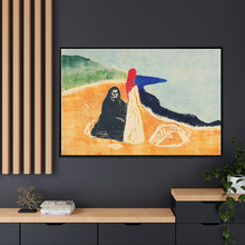 Two Women on the Shore (1898) by Edvard Munch - NOMADEN ART GALLERY