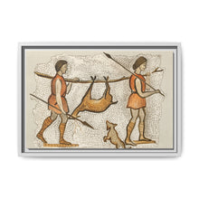 Hunter-Gatherer Mosaic: Vintage Encyclopaedia Art (1891) - NOMADEN ART GALLERY