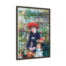 Dos hermanas (en la terraza) (1881) de Pierre-Auguste Renoir 