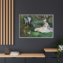 La familia Monet en su jardín de Argenteuil (1874) de Édouard Manet 