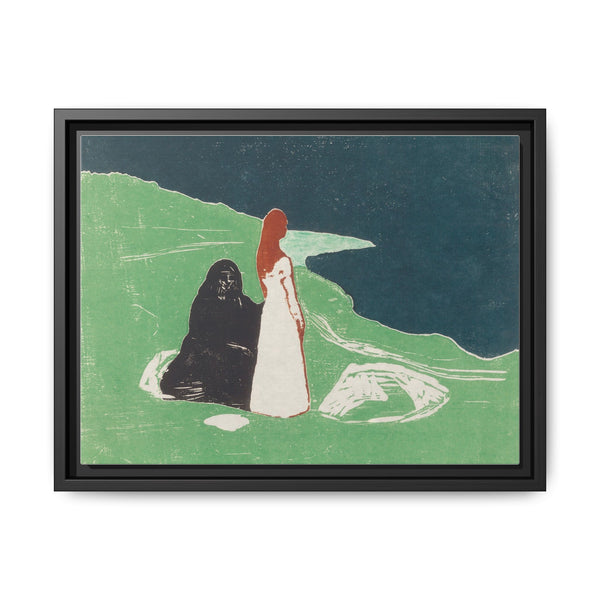 Two Women on the Shore (1898) by Edvard Munch - NOMADEN ART GALLERY