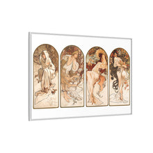 Alphonse Maria Mucha's The Seasons (1897). Famous Art Nouveau artwork