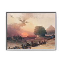 Approach of the simoom Desert of Gizeh illustration by David Roberts (1796–1864) - NOMADEN ART GALLERY