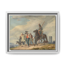 Three Armed Riders Escorting Prisoners near Reims (1825) by Peter von Hess - NOMADEN ART GALLERY