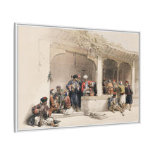 The coffee shop illustration by David Roberts (1796–1864)
