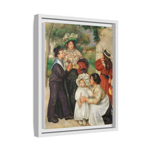 La familia del artista (La Famille de l'artiste) (1896) de Pierre-Auguste Renoir. 