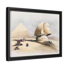 The Great Sphinx Pyramids of Gezeeh illustration bby David Roberts (1796–1864)