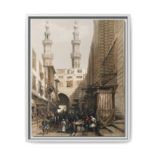 Minarets and grand entrance of the Metwaleys at Cairo illustration by David Roberts (1796–1864) - NOMADEN ART GALLERY