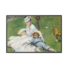 Pierre-Auguste Renoir's Madame Monet and Her Son (1874) - NOMADEN ART GALLERY