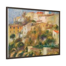 Casas en una colina (Groupe de maisons sur un coteau) de Pierre Auguste Renoir 