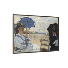 Claude Monet's The Beach at Trouville (1870) - NOMADEN ART GALLERY