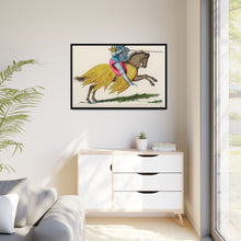 French Knight, 14th Century: Vintage Equestrian Art by Paul Mercuri (1860)