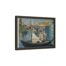 Monet en su barca (c. 1874) de Edouard Manet