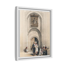 Modern mansion showing the arabesque architecture of Cairo illustration by David Roberts (1796–1864)