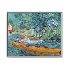 Vincent van Gogh's Bank of the Oise at Auvers (1890) famous painting from the Detroit Institute of Arts. - NOMADEN ART GALLERY