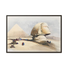 The Great Sphinx Pyramids of Gezeeh illustration bby David Roberts (1796–1864) - NOMADEN ART GALLERY