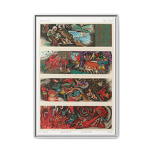 Chinese Buddhist hell, vintage painting by G.A. Audsley-Japanese illustration - NOMADEN ART GALLERY
