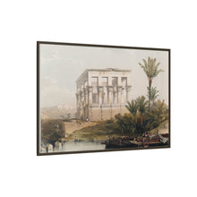 The hypaethral temple at Philae called the Bed of Pharaoh illustration by David Roberts (1796–1864)