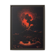 Eruption of Mount Etna at night; people in a boat in the foreground. Aquatint by F. Weber after A. d'Anna, ca. 1820 - NOMADEN ART GALLERY
