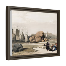 Fragment of the Great Colossi at the Memnonium Thebes illustration by David Roberts (1796–1864)
