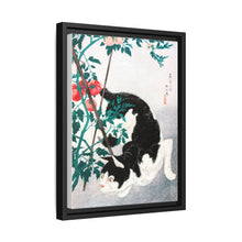Cat with Tomato Plant (1931) print in high resolution by Hiroaki Takahashi