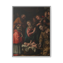 Adoration of the Shepherds with Saints Francis and Saint Carlo Borromeo by Antonio d Enrico called Tanzio da Varallo - NOMADEN ART GALLERY