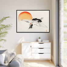 Flying crane by Kōno Bairei (1844-1895)
