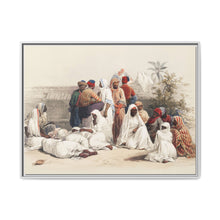 In the slave market at Cairo illustration by David Roberts (1796–1864)