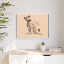 A Terrier, Sitting, Facing Left