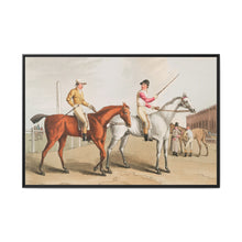 Illustration of jockies from The Costume of Yorkshire (1814) by George Walker - NOMADEN ART GALLERY