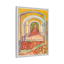 Corridor in the Asylum (1889) by Vincent Van Gogh - NOMADEN ART GALLERY