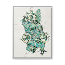 William Morris's Watercolour, woven fabric design: Anemone (1876) - NOMADEN ART GALLERY