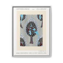 Art Nouveau bird pattern pochoir print in oriental style - NOMADEN ART GALLERY