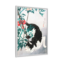 Cat with Tomato Plant (1931) print in high resolution by Hiroaki Takahashi