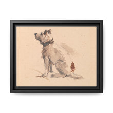A Terrier, Sitting, Facing Left - NOMADEN ART GALLERY