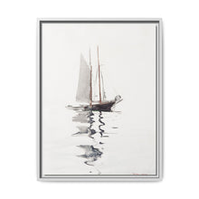 Two–masted Schooner with Dory (1894) by Winslow Homer - NOMADEN ART GALLERY