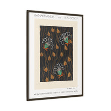 Estampado de pochoir con estampado floral Art Déco de estilo oriental. Original de nuestra edición de Samarkande de 1914.