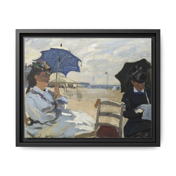 Claude Monet's The Beach at Trouville (1870) - NOMADEN ART GALLERY