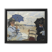 Claude Monet's The Beach at Trouville (1870) - NOMADEN ART GALLERY