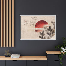 Katsushika Hokusai's birds and sunset, from Album of Sketches (1814) - NOMADEN ART GALLERY