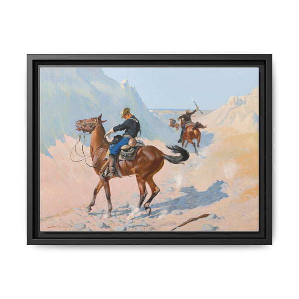 The Advance–Guard, or The Military Sacrifice (The Ambush) (1890) by Frederic Remington - NOMADEN ART GALLERY