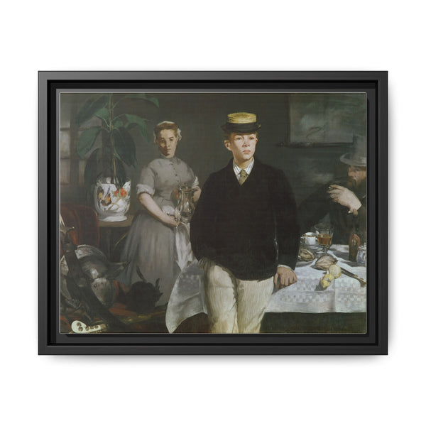 Luncheon in the Studio (1868) by Edouard Manet - NOMADEN ART GALLERY