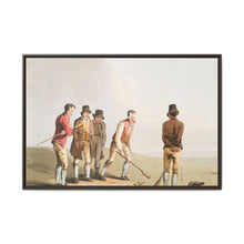 Illustration of nor and spell from The Costume of Yorkshire (1814) by George Walker - NOMADEN ART GALLERY